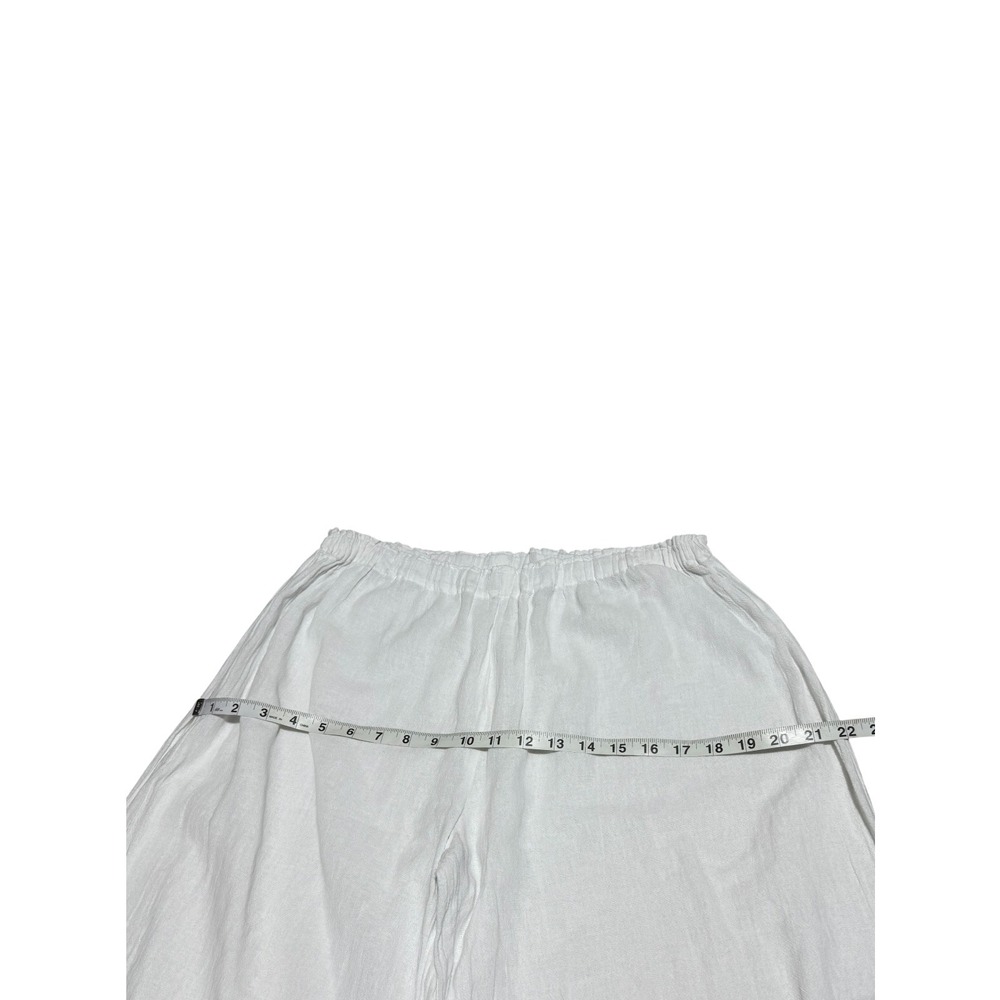Oh My Gauze Cotton Gauze Pants  Lagenlook Balloon Wide Leg Elastic Waist Sz 3 - Picture 6 of 8